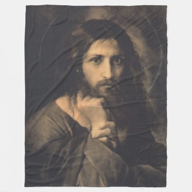 JESUS FLEECE BLANKET (Front)