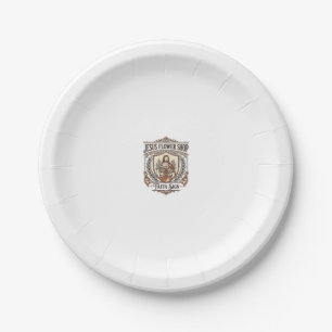 Jesus Flower Shop Faith Sign Jesus Flower Shop Sig Paper Plate