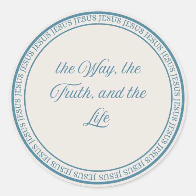 Jesus - Flush Seal Large (Front)