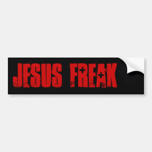 Jesus Freak bumper sticker