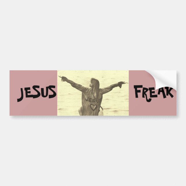 JESUS FREAK BUMPER STICKER (Front)