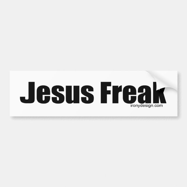 Jesus Freak Bumperstickers Bumper Sticker (Front)