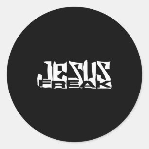 Jesus Freak Christmas Christian  Classic Round Sticker