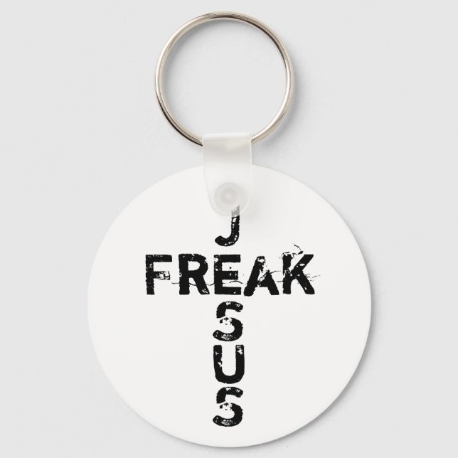 Jesus Freak - Cross Key Ring (Front)