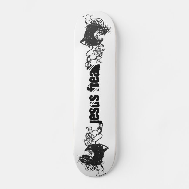 Jesus Freak Lion and Lamb Skateboard (Front)