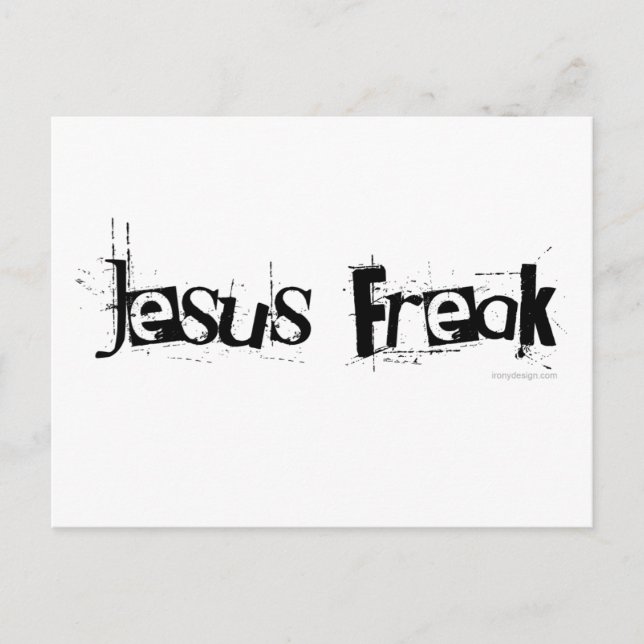 Jesus Freak Postcard (Front)
