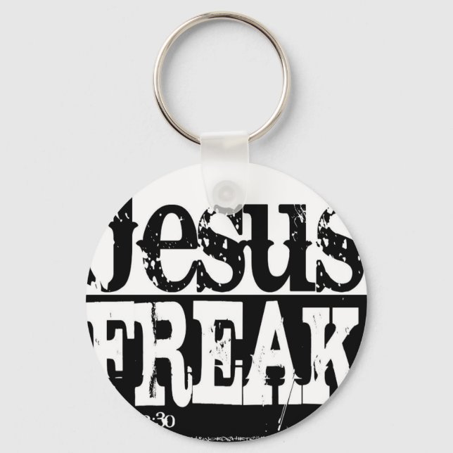 Jesus-Freak-Shirt.jpg Key Ring (Front)
