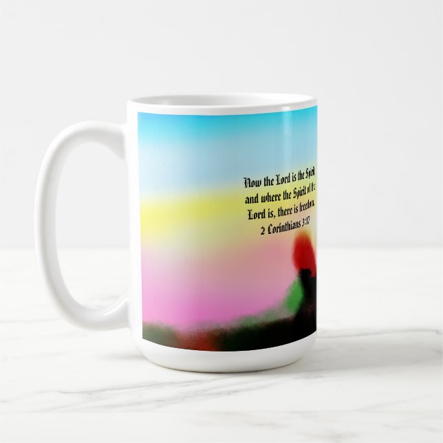 jesus freedom  coffee mug (Left)