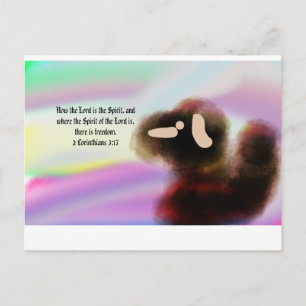 jesus freedom postcard