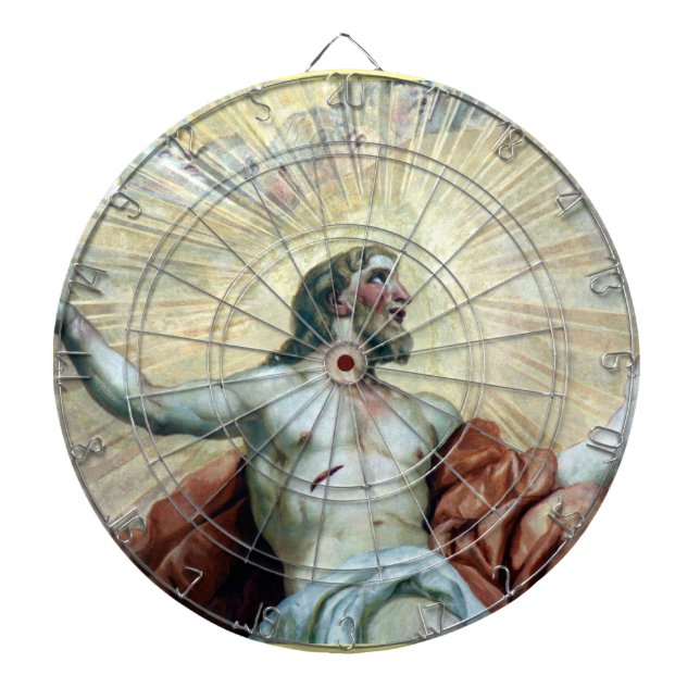 jesus fresco dartboard (Front)