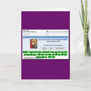 Jesus Friend Request Invitation