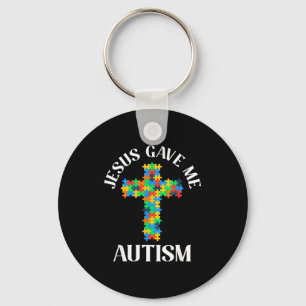 Jesus gave autism awareness christian autistic key ring