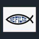 Jesus Gefilte Fish - Jewish Passover Humour Postcard<br><div class="desc">Funny Jewish Humour Gefilte Fish T-Shirts & Gifts For Chanukah,  Passover,  or any Jewish Holiday.</div>