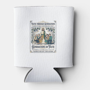 Jesus Genealogy Family Tree Shirt Faith Based Desi Can Cooler