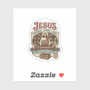 Jesus General Store Label Jesus General Store Chri