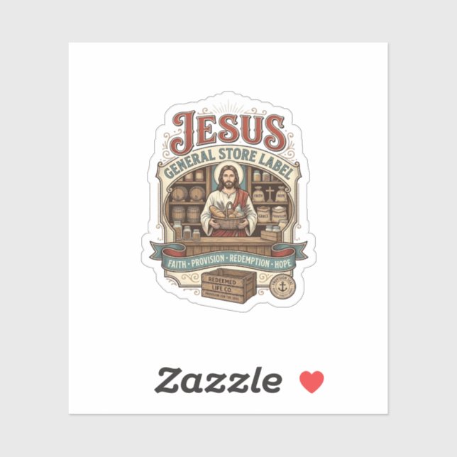 Jesus General Store Label Jesus General Store Chri (Sheet)