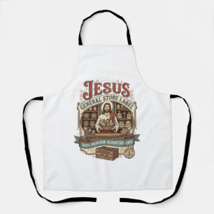 Jesus General Store Label Jesus General Store Chri Apron