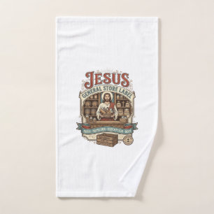 Jesus General Store Label Jesus General Store Chri Hand Towel