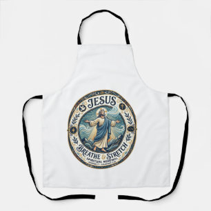 Jesus Gentle Movement Wellness Shirt Faith Based D Apron