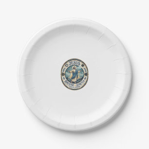 Jesus Gentle Movement Wellness Shirt Faith Based D Paper Plate