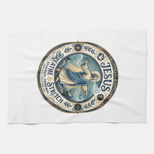 Jesus Gentle Movement Wellness Shirt Faith Based D Tea Towel