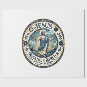 Jesus Gentle Movement Wellness Shirt Faith Based D Wrapping Paper