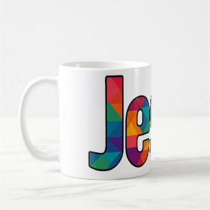 "Jesus" geometric design Coffee Mug