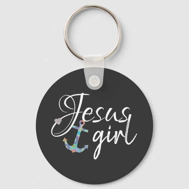 Jesus Girl Key Ring (Front)