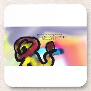 jesus give coaster