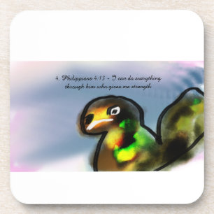 Jesus give strength coaster
