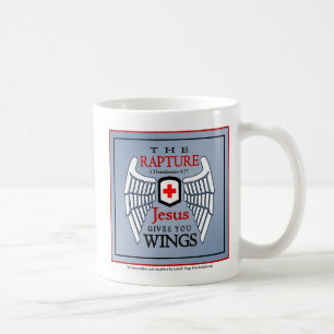 Jesus Gives You Wings - Rapture Coffee Mug
