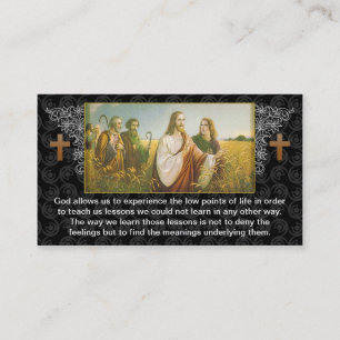 Jesus god religious business card design