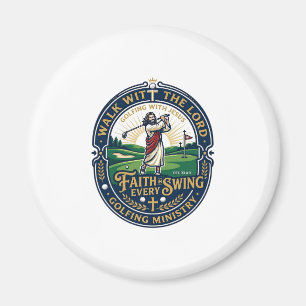 Jesus Golf Shirt Faith Based Design_1 Magnet