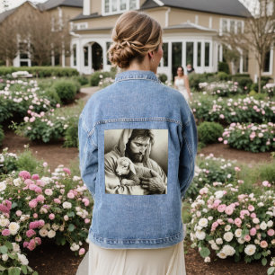 JESUS Good Shepherd Christian Denim Jacket