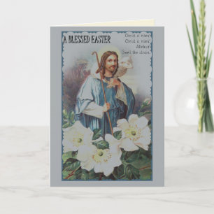 Jesus Good Shepherd  Easter Greeting Holiday Card