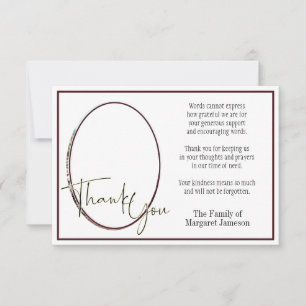 Jesus Good Shepherd Religious Thank You Condolence