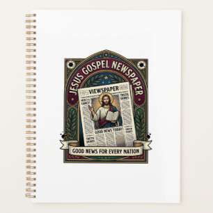 Jesus Gospel Newspaper Jesus Newspaper Christian F Planner