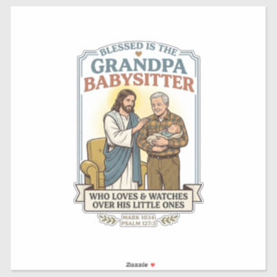 Jesus Grandparents Babysitting Humour Shirt Faith 