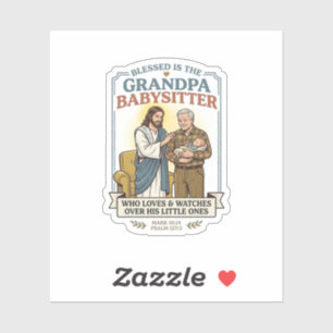 Jesus Grandparents Babysitting Humour Shirt Faith