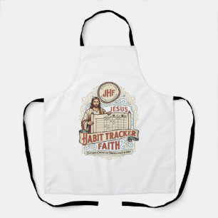 Jesus Habit Tracker Faith Jesus Habit Tracker Chri Apron