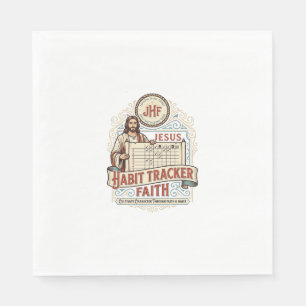 Jesus Habit Tracker Faith Jesus Habit Tracker Chri Napkin