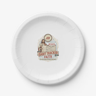 Jesus Habit Tracker Faith Jesus Habit Tracker Chri Paper Plate