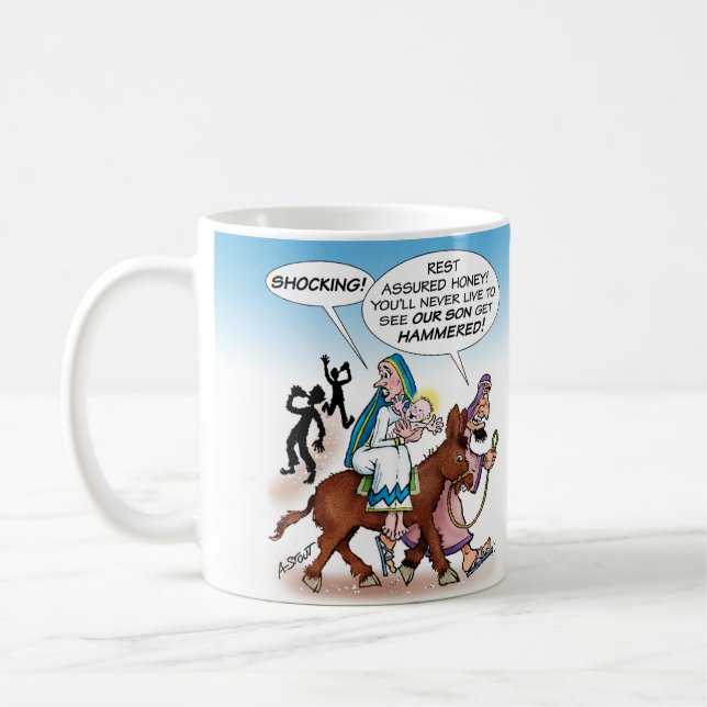 Jesus "Hammered"? - Coffee Mug (Left)