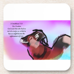 jesus hand coaster