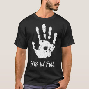 Jesus Hand Print Paid in Full Christian Faith T-Shirt