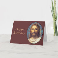 Jesus Happy Birthday Card