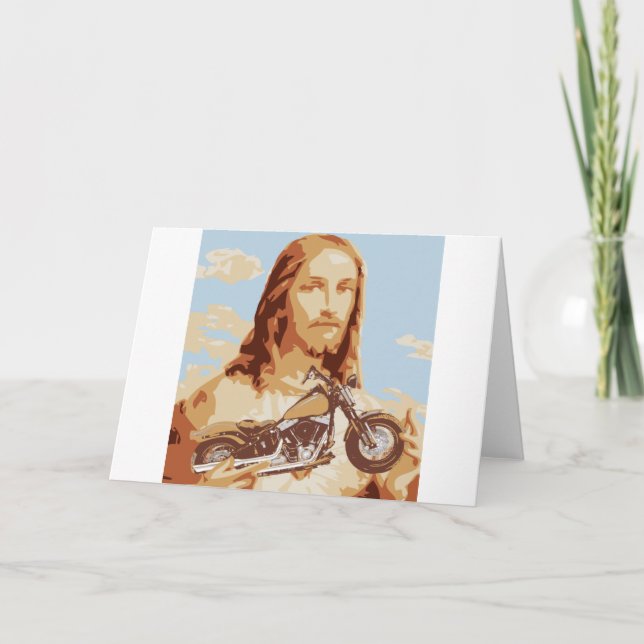 Jesus Harley Love Holiday Card (Front)