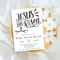 Jesus Has Risen Art Church Easter Sunrise Service