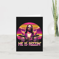 Jesus Has Rizzen He Is Rizzin' Funny Christian Nd