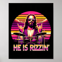 Jesus Has Rizzen He Is Rizzin' Funny Christian Nd 
